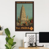 Visit India Budh Gaya ポスター (ホームオフィス)