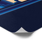 Visit India Vintage旅行プリント。 ポスター (角)