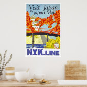 Visit Japan By Japan Mail ポスター (キッチン)