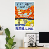 Visit Japan By Japan Mail ポスター (ホームオフィス)