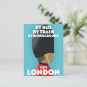 Visit London Artプリント。 ポストカード (スタンド正面)