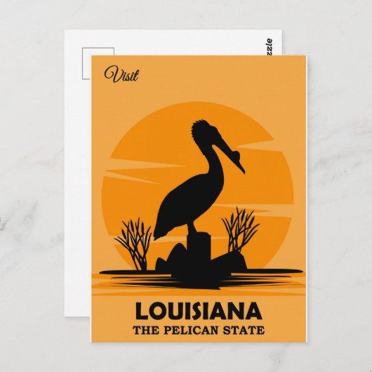 Visit Louisiana, The Pelican State, ポストカード (正面/裏面)