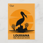 Visit Louisiana, The Pelican State, ポストカード (正面)