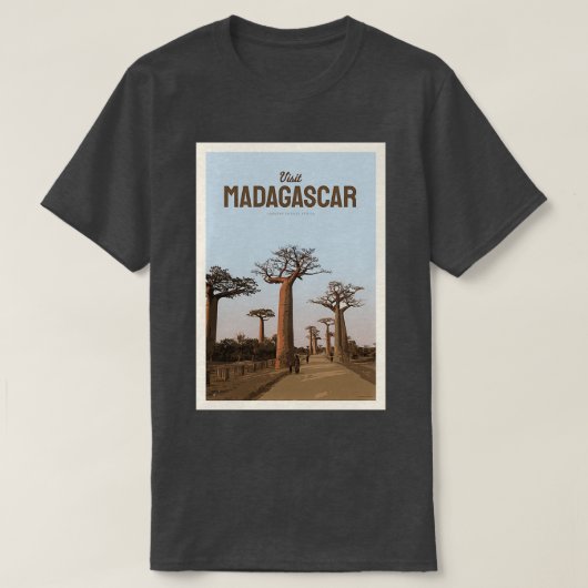 Visit Madagascar Tシャツ (デザイン正面)