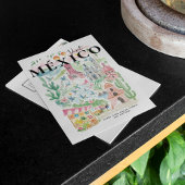 Visit México Watercolor Travel Postcard ポストカード