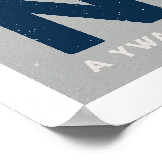 Visit Nepal山エベレストヴィンテージ旅行ポスター ポスター (角)