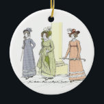 Visit Netherfield Jane Austen Pride and Prejudice セラミックオーナメント<br><div class="desc">Elizabeth requested to have a note sent to Longhorn, desiring her mother to visit Jane, and form her own judgment of her situation. The note was immediately despatched, and its contents as quickly complied with. Mrs. Bennet, accompanied by her two youngest girls, reached Netherfield soon after the family breakfast. In...</div>