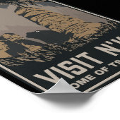 Visit N'kai Travel Poster Lovecraft Tsathoggua ポスター (角)