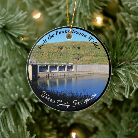 Visit PA Wilds Picturestque記念物金沢ダム セラミックオーナメント (ツリー)