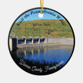 Visit PA Wilds Picturestque記念物金沢ダム セラミックオーナメント (正面)