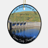 Visit PA Wilds Picturestque記念物金沢ダム セラミックオーナメント (左)