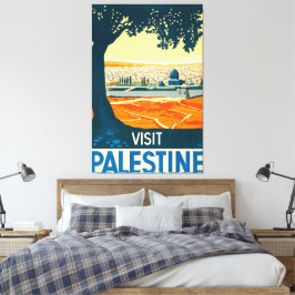 Visit Palestine キャンバスプリント