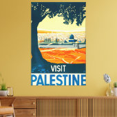 Visit Palestine キャンバスプリント (インサイチュ (リビング))