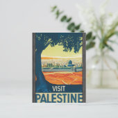 Visit Palestine,ヴィンテージ ポストカード (スタンド正面)