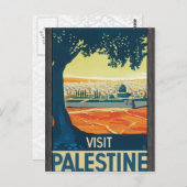Visit Palestine,ヴィンテージ ポストカード (正面/裏面)