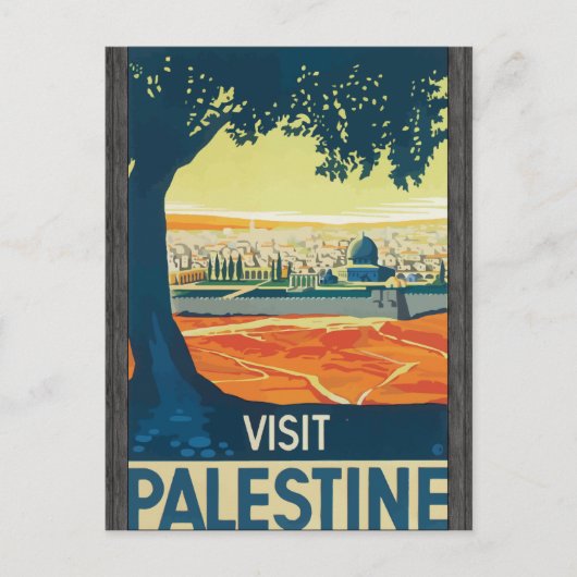 Visit Palestine,ヴィンテージ ポストカード (正面)