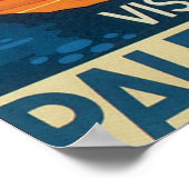 Visit Palestine Vintage Travel Poster ポスター (角)