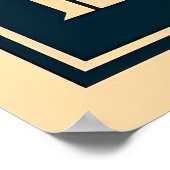 Visit Porto Portugal Retro Travel Poster  Art Deco ポスター (角)