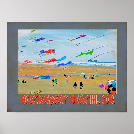 Visit Rockawayビーチ、または ポスター (正面)