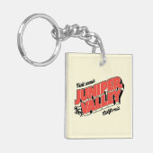 "Visit Scenic Juniper Valley"ギフトショップ – Keychain キーホルダー (正面左)