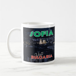 Visit Sofia, Bulgaria I Love Coffee Mug コーヒーマグカップ