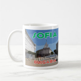 Visit Sofia, Bulgaria I Love Coffee Mug コーヒーマグカップ
