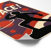 Visit Space Retro ポスター (角)