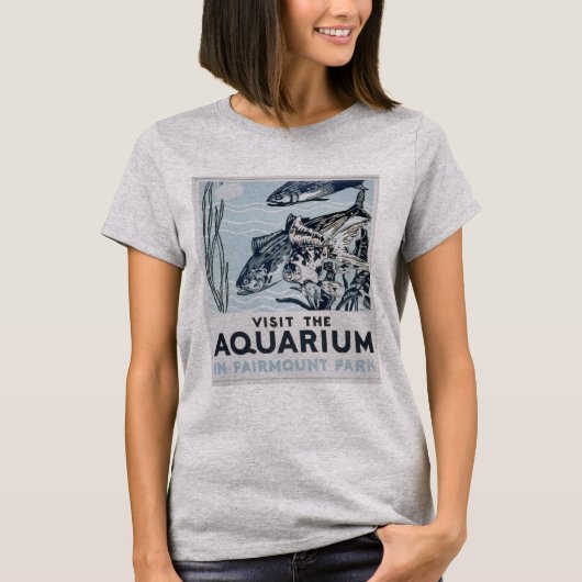 Visit the Aquarium Tシャツ (正面)
