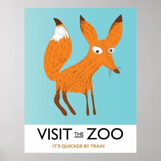 Visit the Zoo -キツネ版 ポスター (正面)