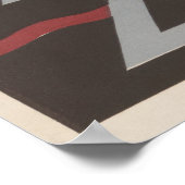 Visit The Zoo HeronヴィンテージWPA ポスター (角)