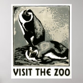 Visit the Zoo - WPA Poster - ポスター (正面)