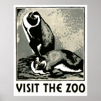 Visit the Zoo - WPA Poster - ポスター