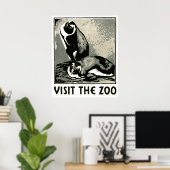 Visit the Zoo - WPA Poster - ポスター (ホームオフィス)