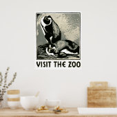 Visit the Zoo - WPA Poster - ポスター (キッチン)
