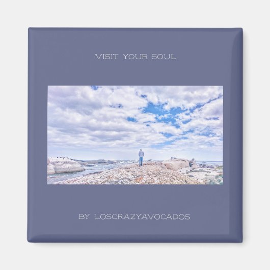 Visit Your Soul海シービューマン姿マグネット マグネット (正面)