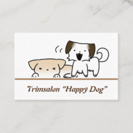 Visitekaartjes puppy, dog 名刺
