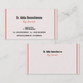 Visitencarteライン 名刺 (正面/裏面)