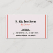 Visitencarteライン 名刺 (正面)