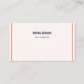 Visitencarteライン 名刺 (裏面)