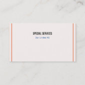 Visitencarteライン 名刺 (裏面)