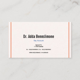 Visitencarteライン 名刺