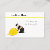 Visitenkarte Baubranche und Handwerk 4 名刺 (正面)