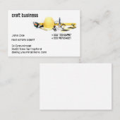 Visitenkarte Baubranche und Handwerk 6 名刺 (正面/裏面)