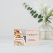 Visitenkarte Catering 2 Große Buffetauswahl 名刺 (スタンド正面)
