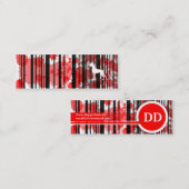 Visitenkarte Dogge スキニー名刺 (正面/裏面)