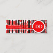 Visitenkarte Dogge スキニー名刺 (裏面)