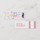 Visitenkarte Dogge スキニー名刺 (正面/裏面)