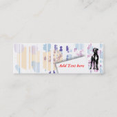 Visitenkarte Dogge スキニー名刺 (正面)