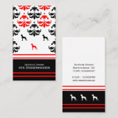 Visitenkarte Dogge 名刺 (正面/裏面)