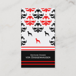 Visitenkarte Dogge 名刺